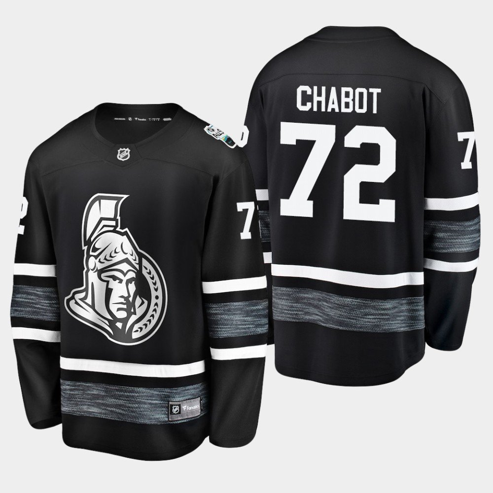 Ottawa Senators #72 Thomas Chabot 2019 NHL All-Star Game Parley Black Jersey