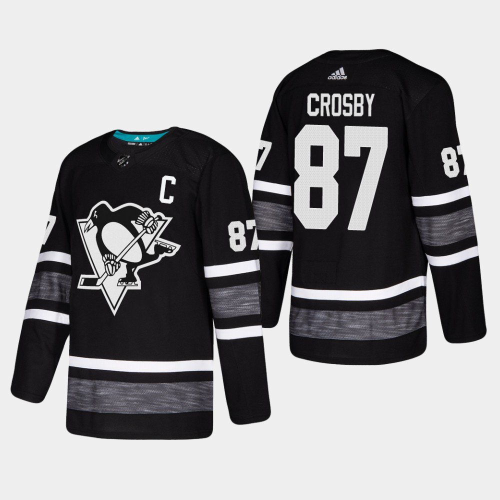 Pittsburgh Penguins #87 Sidney Crosby NHL All-Star Game Parley Game Black Jersey