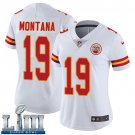Women's Chiefs #19 Joe Montana White Limited 2019 Super Bowl LIII Jersey