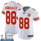 Women's Chiefs #88 Tony Gonzalez White Limited 2019 Super Bowl LIII Jersey