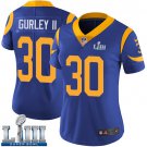 Women's Todd Gurley Rams Royal Blue 2019 Super Bowl LIII Jersey #30