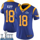 Women's Cooper Kupp Rams Royal Blue 2019 Super Bowl LIII Jersey #18
