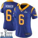 Women's Johnny Hekker Rams Royal Blue 2019 Super Bowl LIII Jersey #6