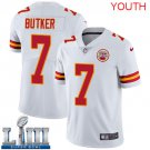 Youth Chiefs #7 Harrison Butker White 2019 Super Bowl LIII Jersey