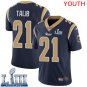 Youth Limited Aqib Talib Rams Navy Blue 2019 Super Bowl LIII Jersey #21 Home