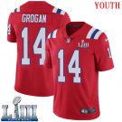 #14 Patriots Steve Grogan Youth Alternate Red 2019 Super Bowl LIII Jersey