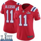 #11 Patriots Drew Bledsoe Women's Alternate Red 2019 Super Bowl LIII Jersey