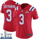 #3 Patriots Stephen Gostkowski Women's Alternate Red 2019 Super Bowl LIII Jersey