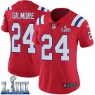 #24 Patriots Stephon Gilmore Women's Alternate Red 2019 Super Bowl LIII Jersey