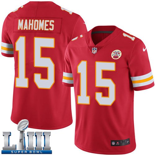 Patrick Mahomes Men's Limited Red 2019 Super Bowl LIII Jersey #15 Chiefs Home?