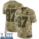 Travis Kelce Men's Limited Camo 2019 Super Bowl LIII Jersey #87 Chiefs