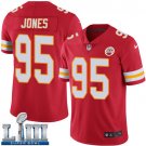 Men's Chiefs #95 Chris Jones Red Limited 2019 Super Bowl LIII Jersey