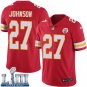 Men's Chiefs #27 Larry Johnson Red Limited 2019 Super Bowl LIII Jersey