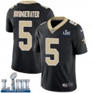 #5 Saints Teddy Bridgewater Limited Men's Home Black 2019 Super Bowl LIII Jersey