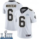 #6 Saints Thomas Morstead Limited Men's Road White 2019 Super Bowl LIII Jersey