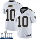 #10 Saints Tre'Quan Smith Limited Men's Road White 2019 Super Bowl LIII Jersey