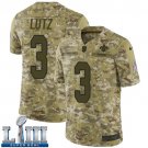 #3 Saints Wil Lutz Limited Men's Camo 2019 Super Bowl LIII Jersey