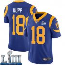 Men's Limited Cooper Kupp Rams Royal Blue 2019 Super Bowl LIII Jersey #18