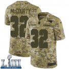 #32 Patriots Devin McCourty Limited Men's Camo 2019 Super Bowl LIII Jersey