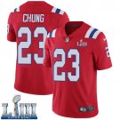 #23 Patriots Patrick Chung Limited Men's Alternate Red 2019 Super Bowl LIII Jersey
