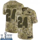 #24 Patriots Stephon Gilmore Limited Men's Camo 2019 Super Bowl LIII Jersey