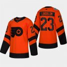 Men's Oskar Lindblom Flyers Orange 2019 Stadium Series Stitched Jersey