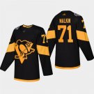 Men's Evgeni Malkin Penguins Black 2019 Stadium Series Stitched Jersey
