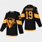 Men's Derick Brassard Penguins Black 2019 Stadium Series Stitched Jersey