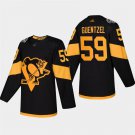 Men's Jake Guentzel Penguins Black 2019 Stadium Series Stitched Jersey