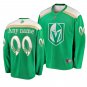 Golden Knights #00 Custom Name And Number St. Patrick's Day Green Stitched Jersey