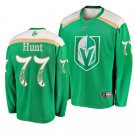 Golden Knights Brad Hunt St. Patrick's Day Green Stitched Jersey Green