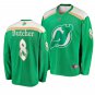 Devils #8 Will Butcher St. Patrick's Day Green Stitched Jersey