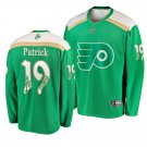 Flyers #19 Nolan Patrick St. Patrick's Day Green Stitched Jersey