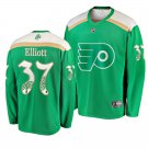 Flyers #37 Brian Elliott St. Patrick's Day Green Stitched Jersey