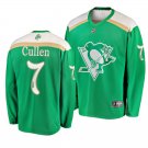 Penguins #7 Matt Cullen St. Patrick's Day Green Stitched Jersey