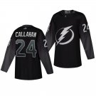 Lightning #24 Ryan Callahan Alternate Black Stitched Jersey