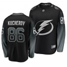 Lightning #86 Nikita Kucherov Alternate Black Stitched Jersey