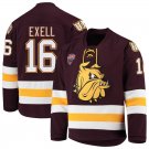Minnesota–Duluth Bulldogs 16 Billy Exell Away Red Hockey Stitched Jersey