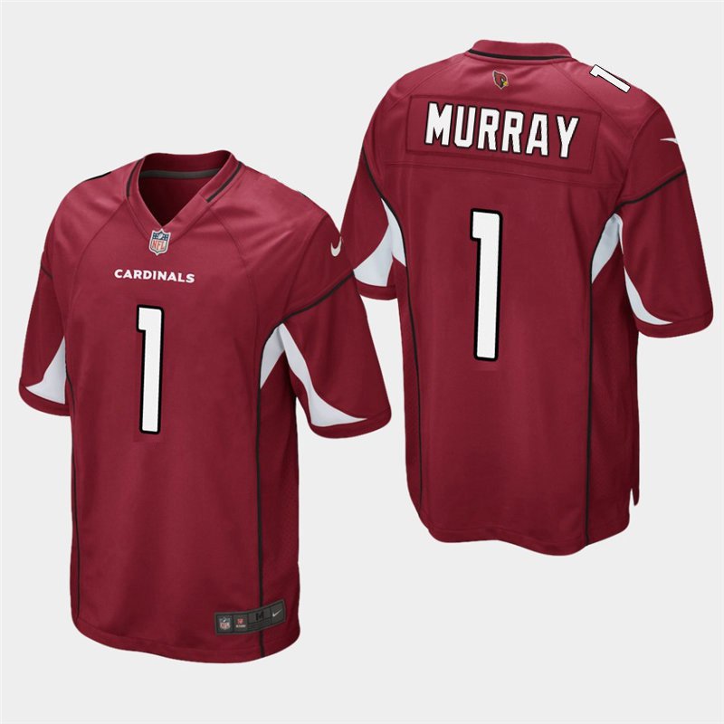 Men's KYLER MURRAY Cardinals 2019 Draft Pick Red Game Stitched Jersey