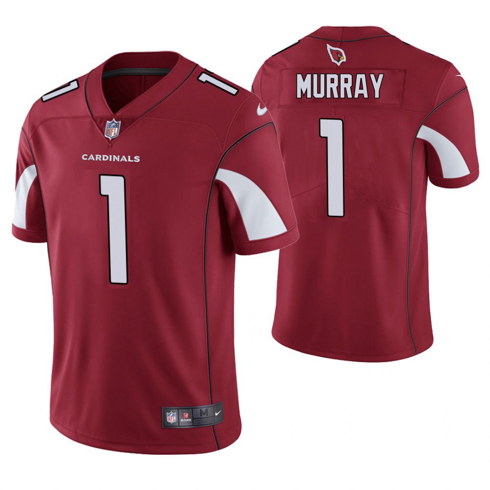 Men's KYLER MURRAY Cardinals 2019 Draft Pick Red Limited Stitched Jersey