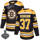 Patrice Bergeron Men's Boston Bruins Stitched Home Black Jersey