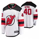 Men's 2019-20 New Jersey Devils #40 John Hayden White Stitched Player Jersey