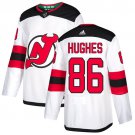 Men's 2019 Draft New Jersey Devils #86 Jack Hughes White Stitched Player Jersey