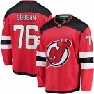 Men's 2019-20 New Jersey Devils #76 P.K. Subban Red Stitched Player Jersey