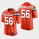 Browns Xavier Woodson Luster Orange Stitched Game Jersey