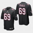 Falcons Zane Beadles Black Stitched Game Jersey