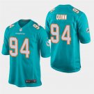 Dolphins Robert Quinn Aqua Stitched Game Jersey