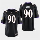 Ravens Za'Darius Smith Black Stitched Game Jersey