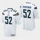 Chargers Denzel Perryman White Stitched Game Jersey