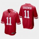 49Ers Marquise Goodwin Scarlet Stitched Game Jersey